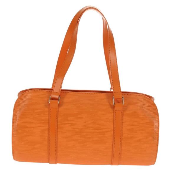 LOUIS VUITTON Epi Soufflot Hand Bag Orange Mandarin M5222H LV Auth 160837V
